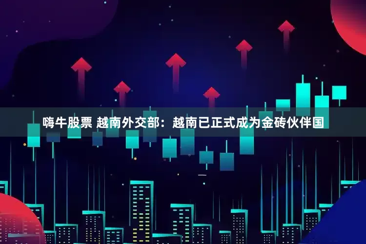 嗨牛股票 越南外交部：越南已正式成为金砖伙伴国
